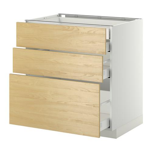 МЕТОД / МАКСИМЕРА Нплн шк 3 фрнт/2нзк/1срд/1вс ящ - белый, Тингсрид под березу, 80x60 см МЕТОД / МАКСИМЕРА Нплн шк 3 фрнт/2нзк/1срд/1вс ящ - белый, Тингсрид под березу, 80x60 см