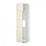 МЕТОД Выс шкаф д/холодильн или морозильн - 60x60x220 см, Будбин белый с оттенком, белый