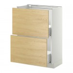 МЕТОД / ФОРВАРА Наполн шк 2 фрнт/2 средн ящ - белый, Тингсрид под березу, 60x37 см МЕТОД / ФОРВАРА Наполн шк 2 фрнт/2 средн ящ - белый, Тингсрид под березу, 60x37 см