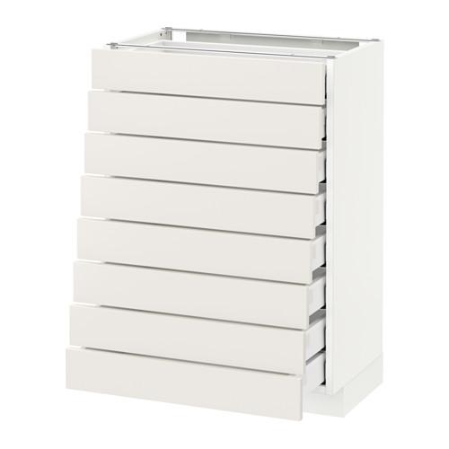 METOD/MAXIMERA наполн шкаф 8 фронт/8 низк ящиков оцинковка