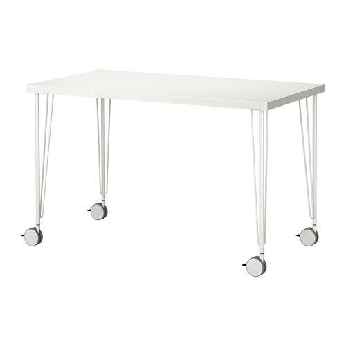 ЛИННМОН / КРИЛЛЕ Стол - белый