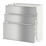 METOD/MAXIMERA напольный шкаф с 3 ящиками