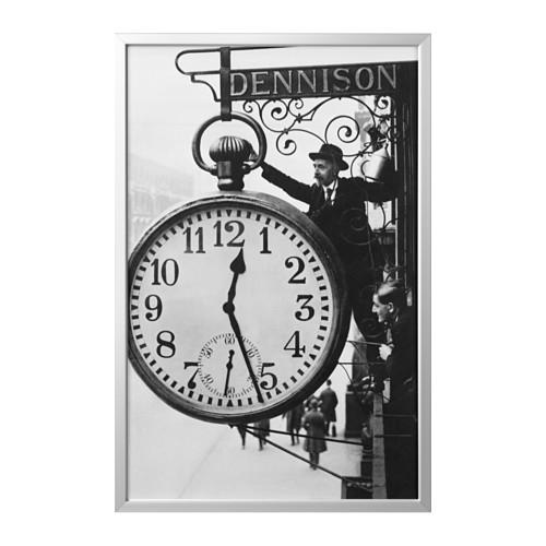 БЬЁРКСТА Картина с рамой - цвет алюминия БЬЁРКСТА Картина с рамой - цвет алюминия