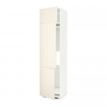 МЕТОД Выс шкаф для хол/мороз с 3 дверями - белый, Хитарп белый с оттенком, 60x60x240 см МЕТОД Выс шкаф для хол/мороз с 3 дверями - белый, Хитарп белый с оттенком, 60x60x240 см