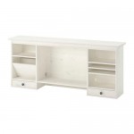 ХЕМНЭС Дополнительный модуль для стола - белая морилка