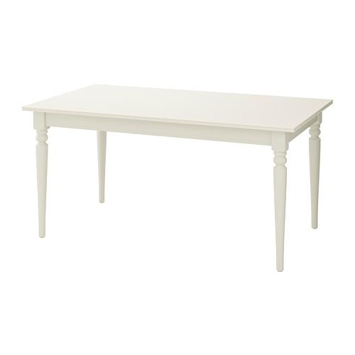 INGATORP раздвижной стол белый 87x74 cm