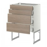 МЕТОД / МАКСИМЕРА Нплн шк 4 фронт/2 низк/2средн ящ - 60x37x60 см, Брокхульт под грецкий орех светло-серый, белый МЕТОД / МАКСИМЕРА Нплн шк 4 фронт/2 низк/2средн ящ - 60x37x60 см, Брокхульт под грецкий орех светло-серый, белый