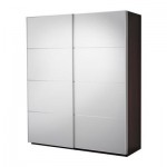 ПАКС Гардероб с раздвижными дверьми - зеркальное стекло/зеркальное стекло, 200x44x201 см ПАКС Гардероб с раздвижными дверьми - зеркальное стекло/зеркальное стекло, 200x44x201 см