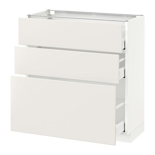 METOD/MAXIMERA напольный шкаф с 3 ящиками METOD/MAXIMERA напольный шкаф с 3 ящиками