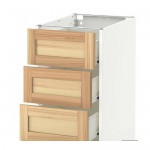 МЕТОД / ФОРВАРА Напольн шкаф 4 фронт панели/4 ящика - белый, Торхэмн естественный ясень, 40x60 см МЕТОД / ФОРВАРА Напольн шкаф 4 фронт панели/4 ящика - белый, Торхэмн естественный ясень, 40x60 см