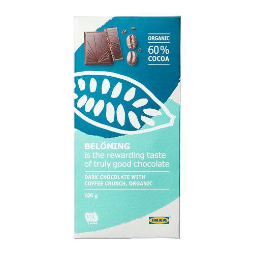 BELÖNING плитка темного шоколада 60 %