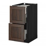 МЕТОД / ФОРВАРА Наполн шк 2 фрнт/3 средн ящ - под дерево черный, Эдсерум под дерево коричневый, 40x60 см МЕТОД / ФОРВАРА Наполн шк 2 фрнт/3 средн ящ - под дерево черный, Эдсерум под дерево коричневый, 40x60 см