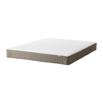 Verandering stil bord HAMARVIK spring mattress - 180x200 cm, medium hardness / dark beige  (50244388) - reviews, price comparisons
