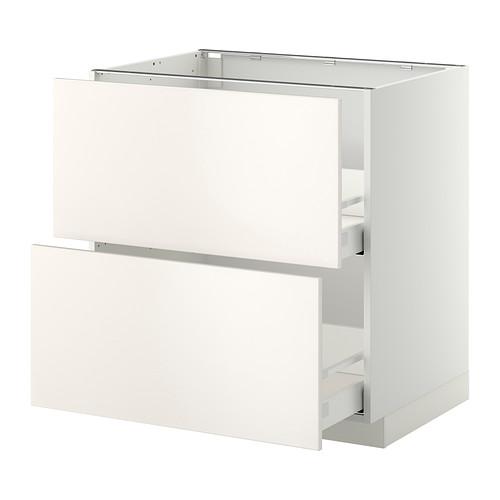 METOD/MAXIMERA наполн шк 2 фрнт/2 средн ящ цвет алюминия METOD/MAXIMERA наполн шк 2 фрнт/2 средн ящ цвет алюминия