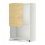 МЕТОД Навесной шкаф для СВЧ-печи - 60x100 см, Тингсрид под березу, белый