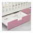 STUVA кроватка детская с ящиками розовый