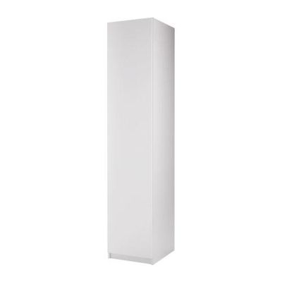 ПАКС Гардероб с 1 дверью - Пакс Фардаль глянцевый белый, белый, 50x37x236 см, плавно закрывающиеся петли