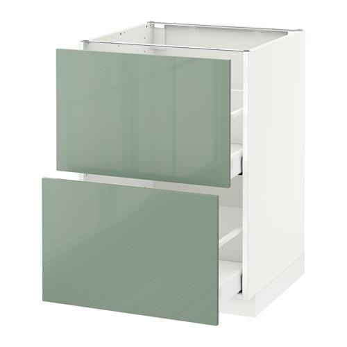 METOD/MAXIMERA напольн шкаф 2фрнт/2выс ящ METOD/MAXIMERA напольн шкаф 2фрнт/2выс ящ