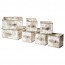 ГАРНИТУР Коробка, 7 шт. - бежевый/белый цветок