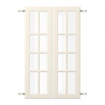 BODBYN пара дверец с петлями белый с оттенком 60x100 см
