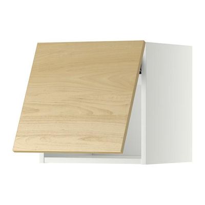 МЕТОД Горизонтальный навесной шкаф - 40x40 см, Тингсрид под березу, белый