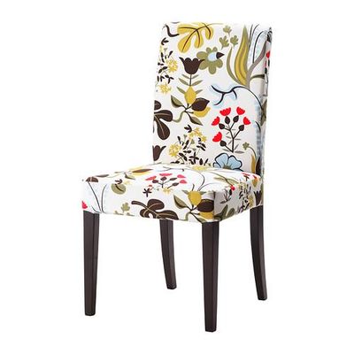 ХЕНРИКСДАЛЬ Стул - Бломстермола разноцветный, коричнево-чёрный