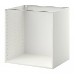 МЕТОД Каркас напольного шкафа - белый, 80x60x80 см