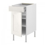 ФАКТУМ Напольн шкаф с полкой/ящиком/дверью - Рамшё белый, 40 см ФАКТУМ Напольн шкаф с полкой/ящиком/дверью - Рамшё белый, 40 см