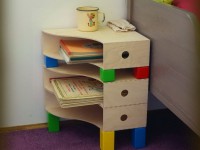 DIY прикроватный столик для детской комнаты