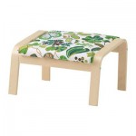 ПОЭНГ Подушка-сиденье на табурет для ног - Симмарп зеленый