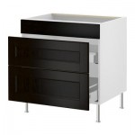 ФАКТУМ Напол шк п/мйк с 2 ящ/2 фрнт пнл - Рамшё черно-коричневый, 80 см ФАКТУМ Напол шк п/мйк с 2 ящ/2 фрнт пнл - Рамшё черно-коричневый, 80 см