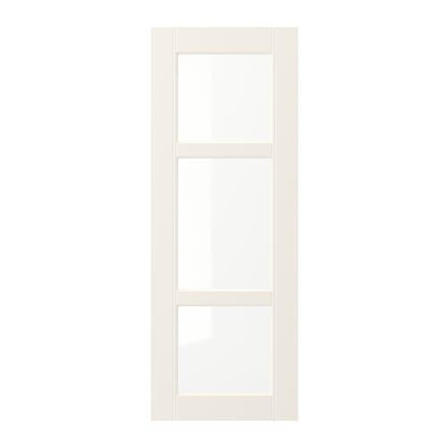 ХИТАРП Стеклянная дверь - 30x80 см
