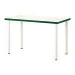 ЛИННМОН / АДИЛЬС Стол - белый/зеленый