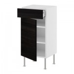 ФАКТУМ Напольн шкаф с полкой/ящиком/дверью - Гношё черный, 40x37 см ФАКТУМ Напольн шкаф с полкой/ящиком/дверью - Гношё черный, 40x37 см