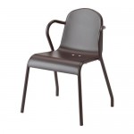 ТУНХОЛЬМЕН Садовый стул - темно-коричневый