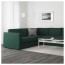 ВИМЛЕ 5-местный угловой диван - Гуннаред темно-зеленый