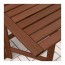 ÄPPLARÖ стол+2 складных стула,д/сада коричневая морилка/Иттерон синий
