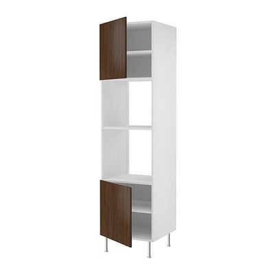 ФАКТУМ Выс шкаф д/MW6/духовки 2 дверцы - Валла под грецкий орех, 60x233 см ФАКТУМ Выс шкаф д/MW6/духовки 2 дверцы - Валла под грецкий орех, 60x233 см