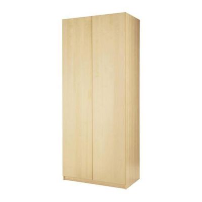 ПАКС Гардероб 2-дверный - Пакс Нексус березовый шпон, под березу, 100x37x236 см, плавно закрывающиеся петли ПАКС Гардероб 2-дверный - Пакс Нексус березовый шпон, под березу, 100x37x236 см, плавно закрывающиеся петли