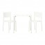 VÄDDÖ стол+2стула,д/сада белый