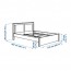 SONGESAND каркас кровати 140x200 cm