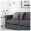 ВИМЛЕ 2-местный диван - Гуннаред классический серый