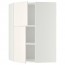 МЕТОД Угловой навесной шкаф+полки/2дверцы - белый, Веддинге белый