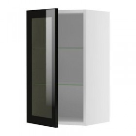 ФАКТУМ Навесной шкаф со стеклянной дверью - Рубрик дымчатое стекло, 40x70 см
