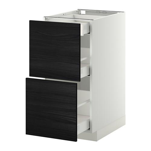 METOD напольный шкаф/2фасада/3ящика оцинковка