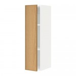 МЕТОД Шкаф навесной с полкой - белый, Экестад дуб, 20x80 см МЕТОД Шкаф навесной с полкой - белый, Экестад дуб, 20x80 см