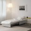 VALLENTUNA секция дивана-кровати Оррста светло-серый 80x100x45 cm
