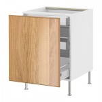 ФАКТУМ Напольный шкаф с выдвижной секцией - Норье дуб, 40 см ФАКТУМ Напольный шкаф с выдвижной секцией - Норье дуб, 40 см