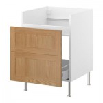 ФАКТУМ Напольн шкаф с 1 ящ д/мойки ДУМШЁ - Тидахольм дуб, 60 см ФАКТУМ Напольн шкаф с 1 ящ д/мойки ДУМШЁ - Тидахольм дуб, 60 см