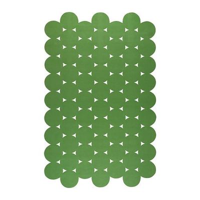 ИКЕА ПС 2012 Ковер, безворсовый - зеленый